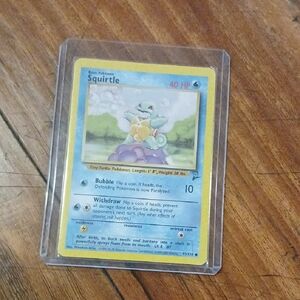 Pokemon Squirtle Base Set 2 Trading Card